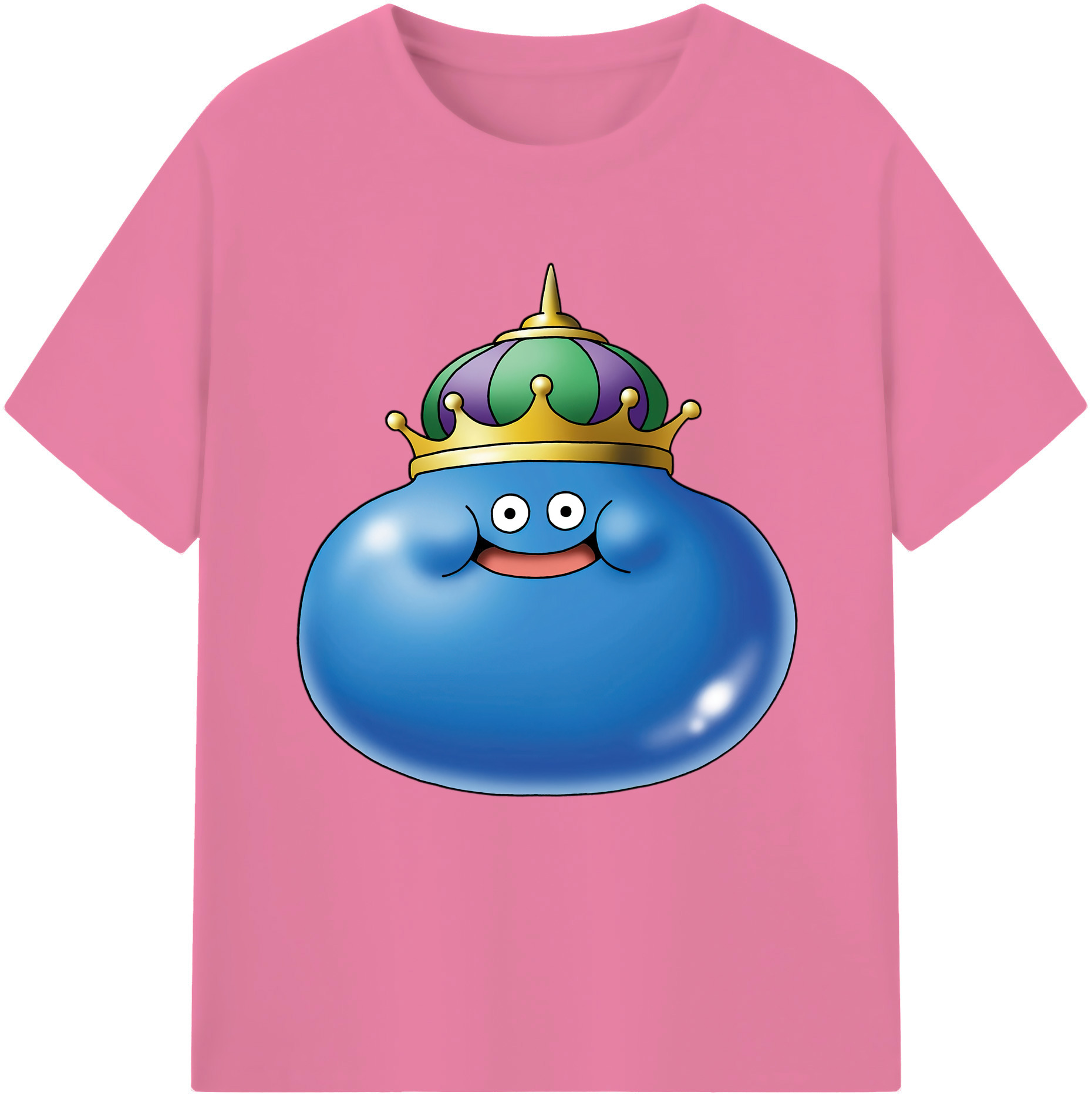 （画像用） ドラゴンクエスト Doragon Kuesuto Dragon Quest 綿100％半袖Tシャツ（フロントプリント）